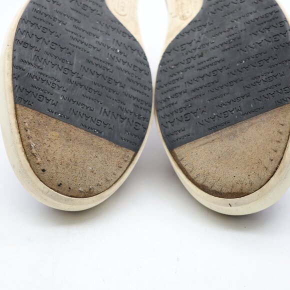 Magnanni Brando Men's Size US 9 M High Top Lace Up Sneakers Brown Red Leather - Picture 13 of 14